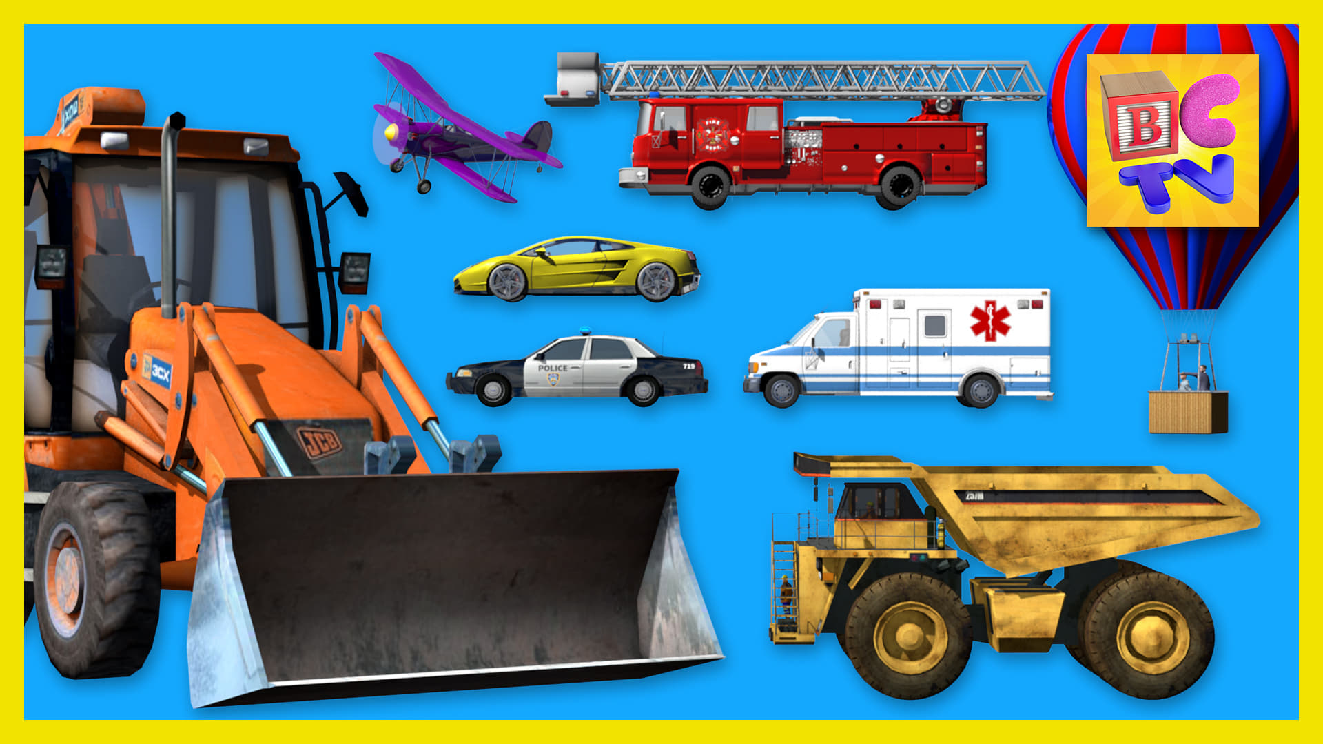 Thumbnail for Learning Vehicles Names and Sounds for Kids - Cars, Trucks, and More! Season 1 Episode 16