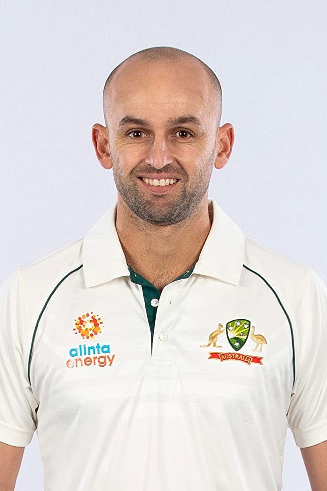 et billede af Nathan Lyon