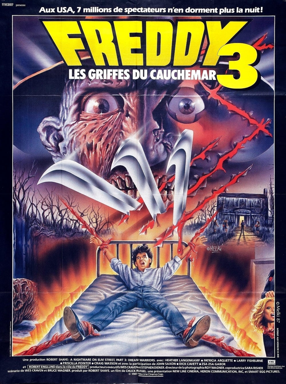 Affiche du film Freddy 3 : les griffes du cauchemar 13990