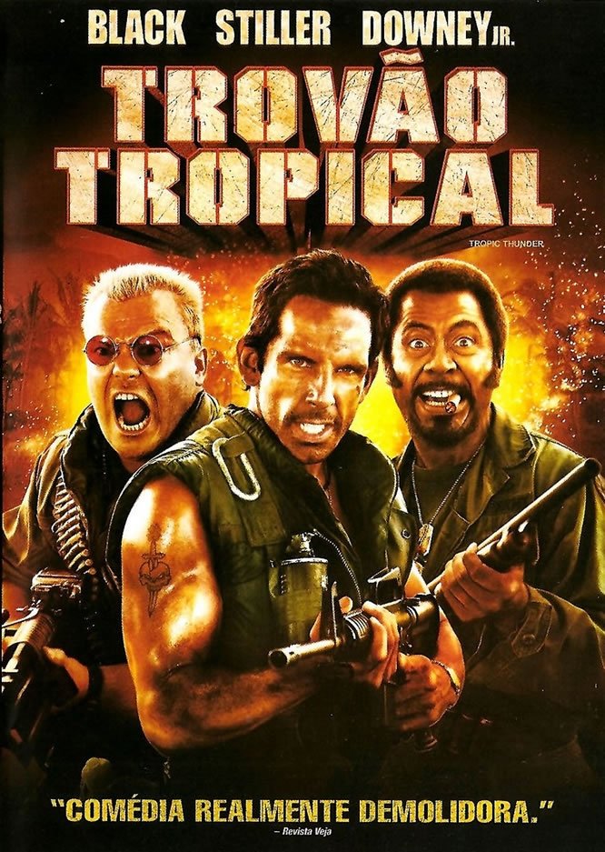 Tropic Thunder (2008) - Posters — The Movie Database (TMDb)