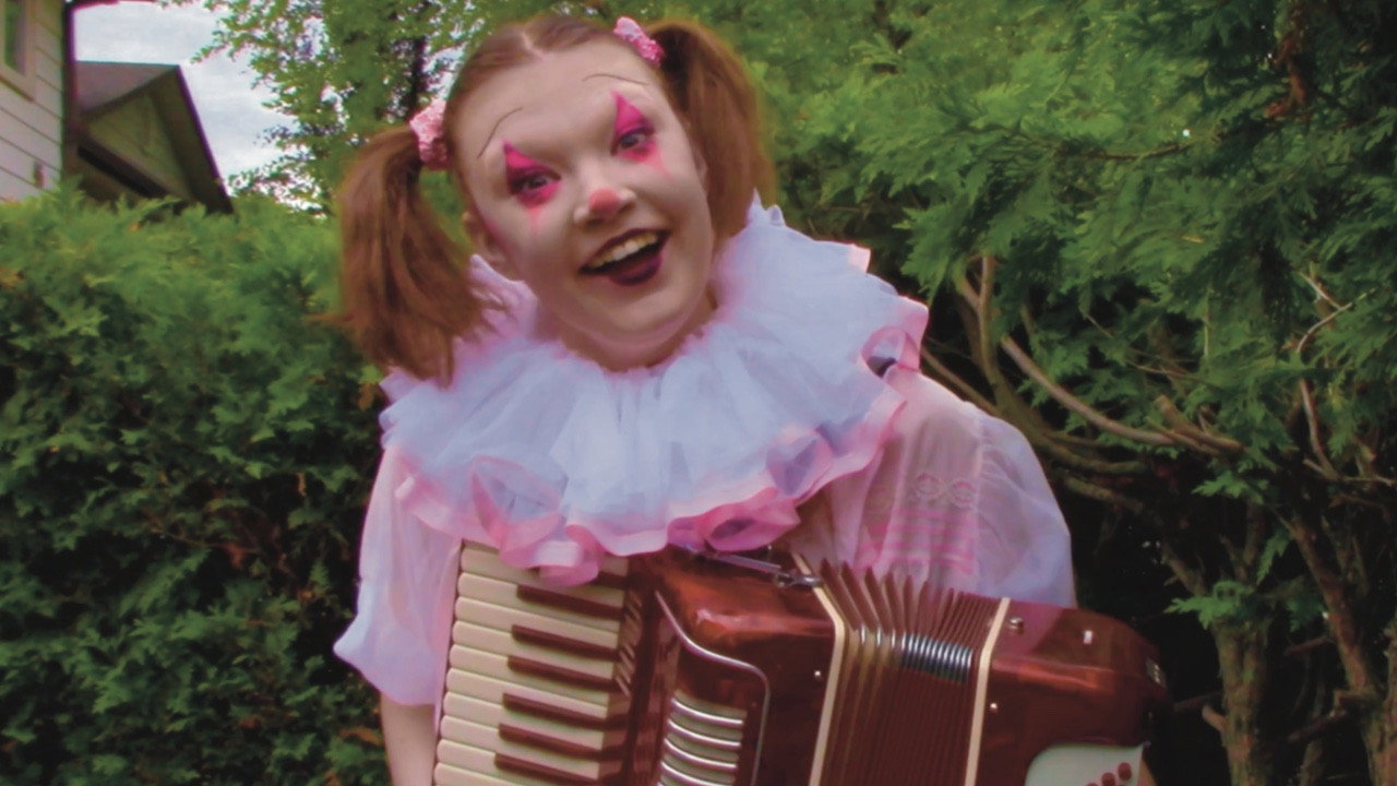 Clown Tea Party Backdrop Blur