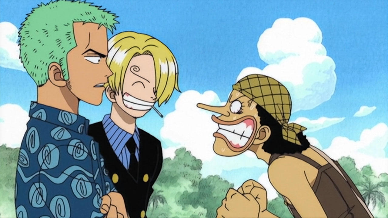 One Piece Season 1 :Episode 34  Everyone's Gathered! Usopp Speaks the Truth About Nami!