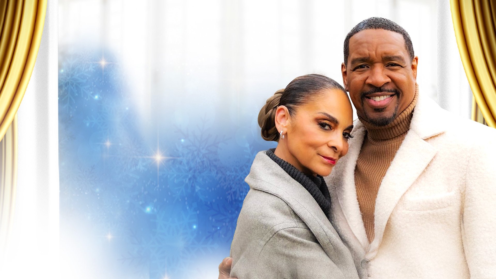 A Wesley Christmas backdrop