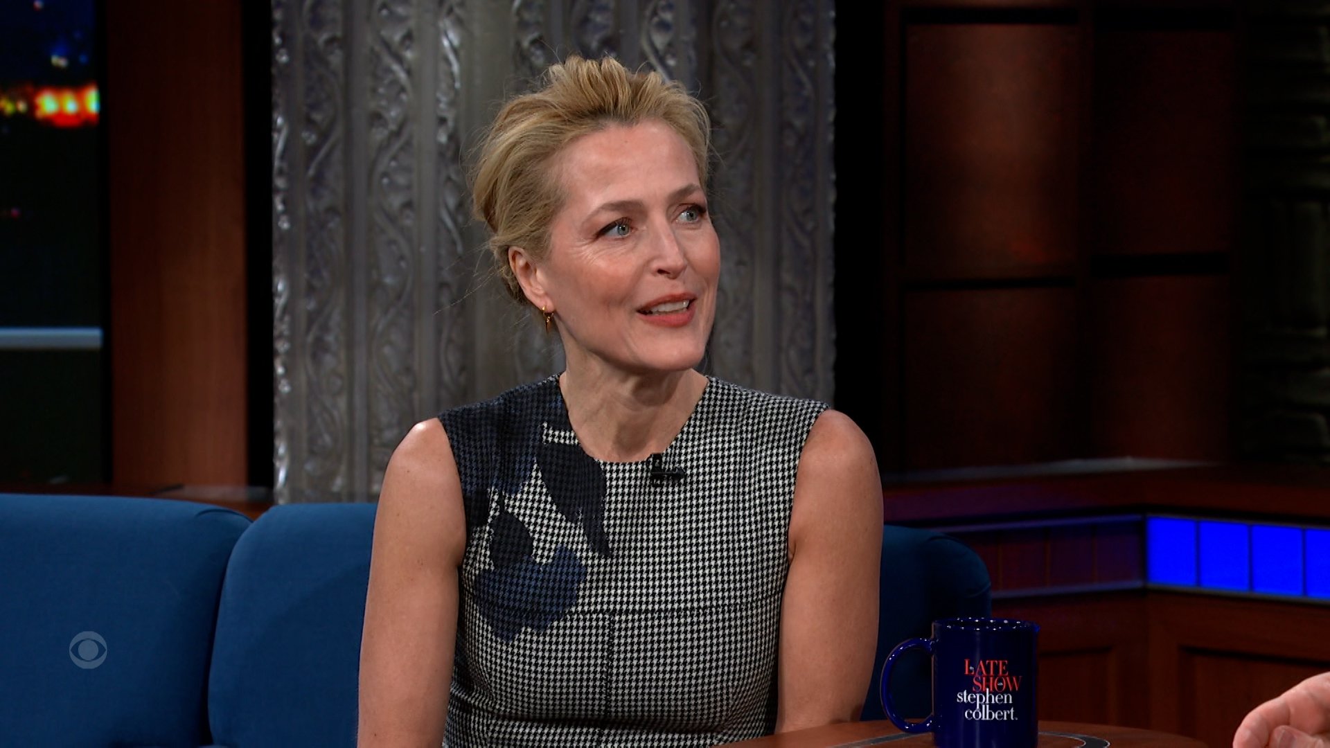 The Late Show with Stephen Colbert Season 9 :Episode 74  4/3/24 (Gillian Anderson, Sonequa Martin-Green, Remi Wolf)