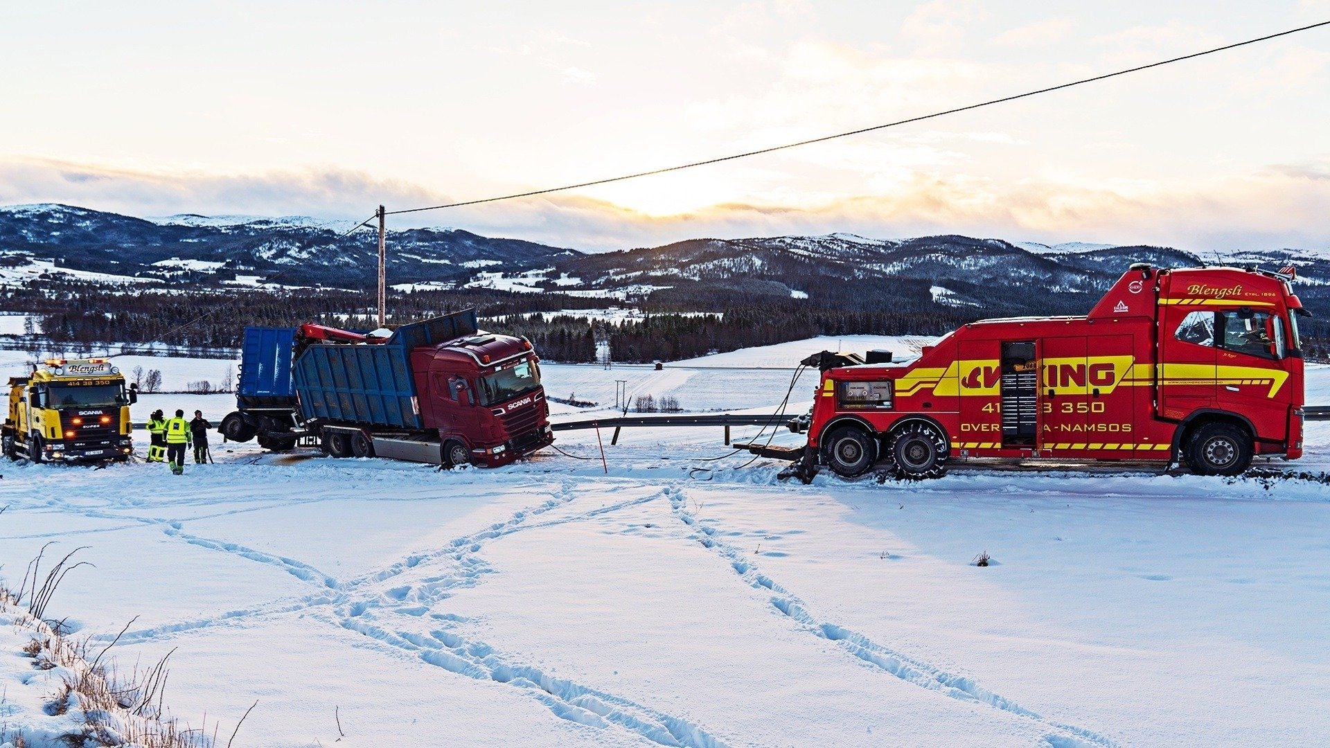 La Route de l'enfer : Norvège - Bataille de neige