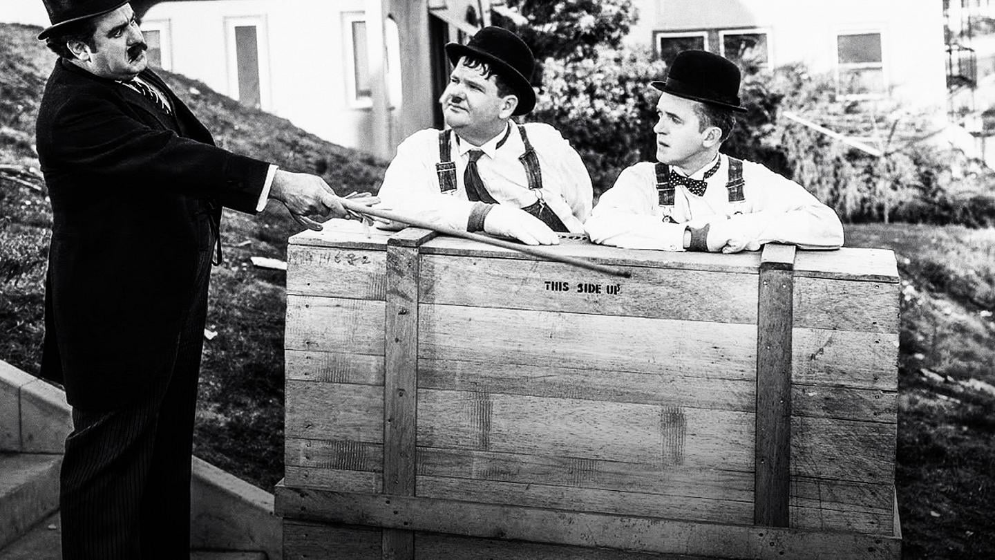Laurel et Hardy - Livreurs sachant livrer