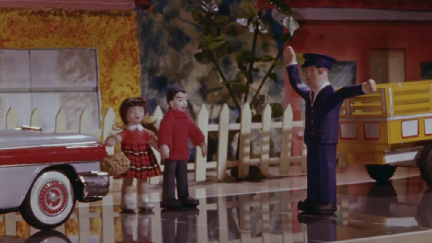 David And Jennifer Learn Their Kerb Drill (1960)