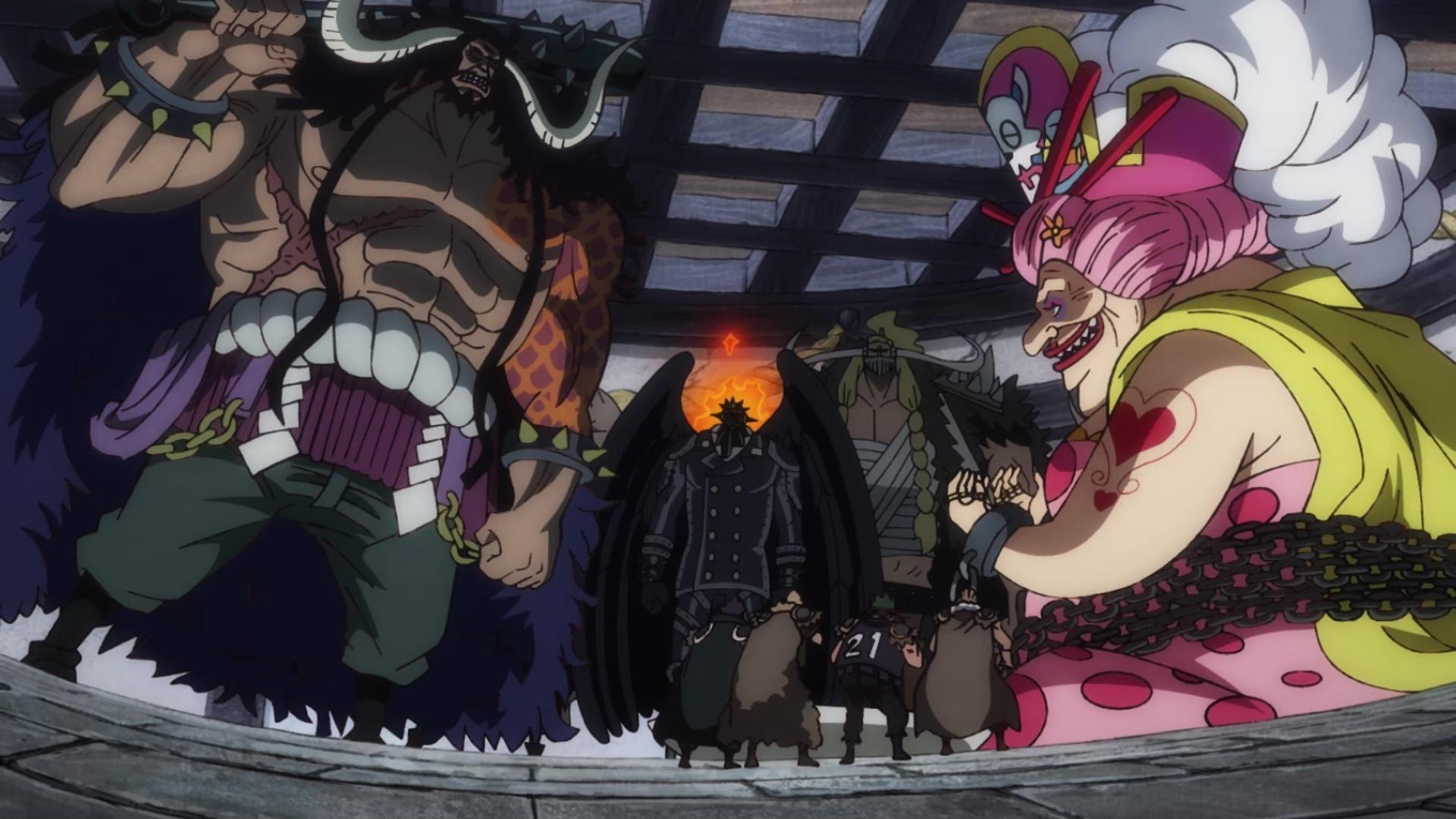 One Piece Season 21 :Episode 952  Tension in Onigashima! Sudden Encounter ?! The Yonkous Duo.