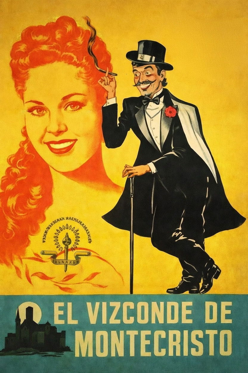 Plakat, der markedsfører The Count of Monte Cristo