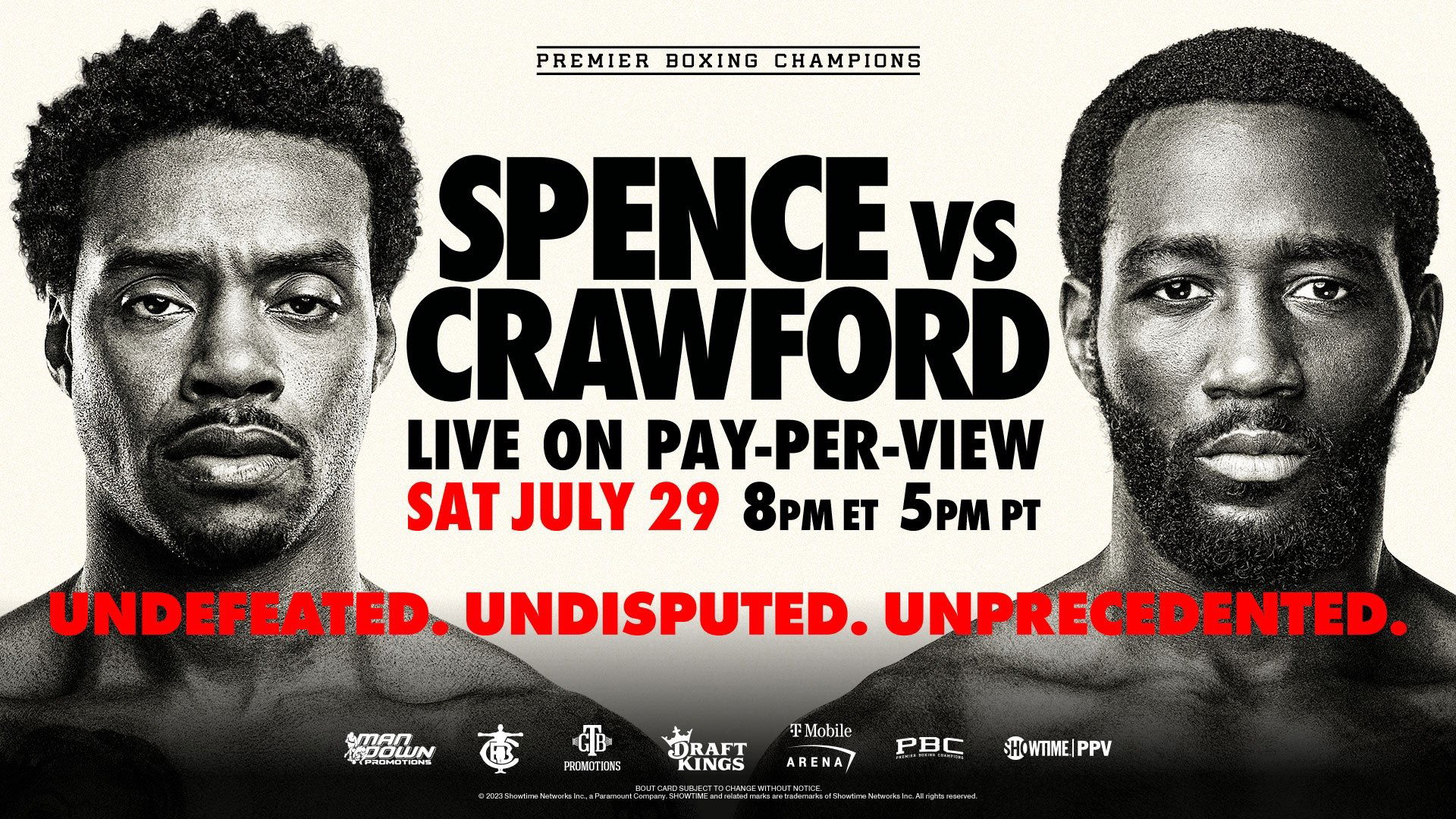 Errol Spence Jr. vs. Terence Crawford (2023)