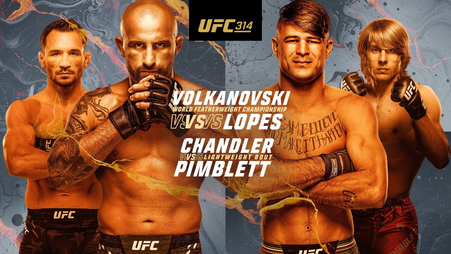 UFC 314: Volkanovski vs. Lopes