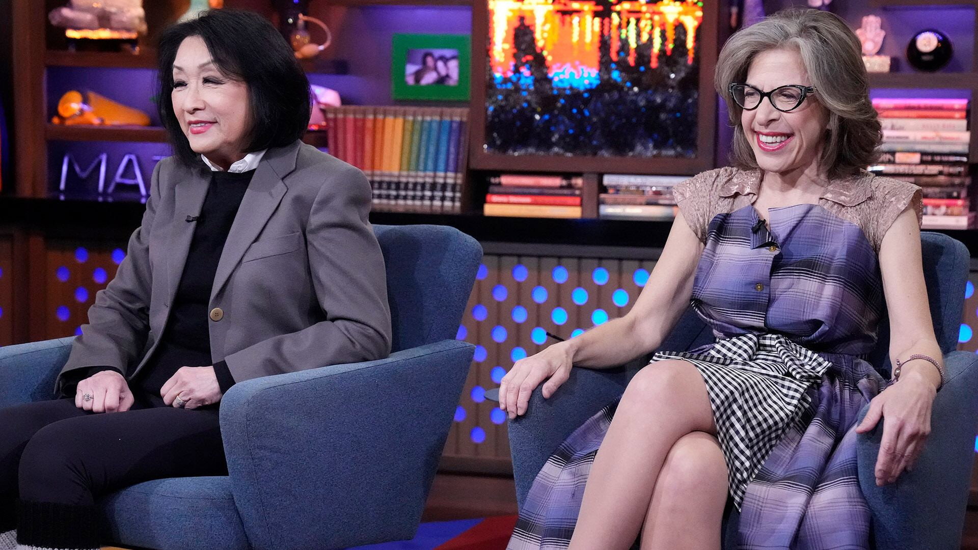 Connie Chung and Jackie Hoffman