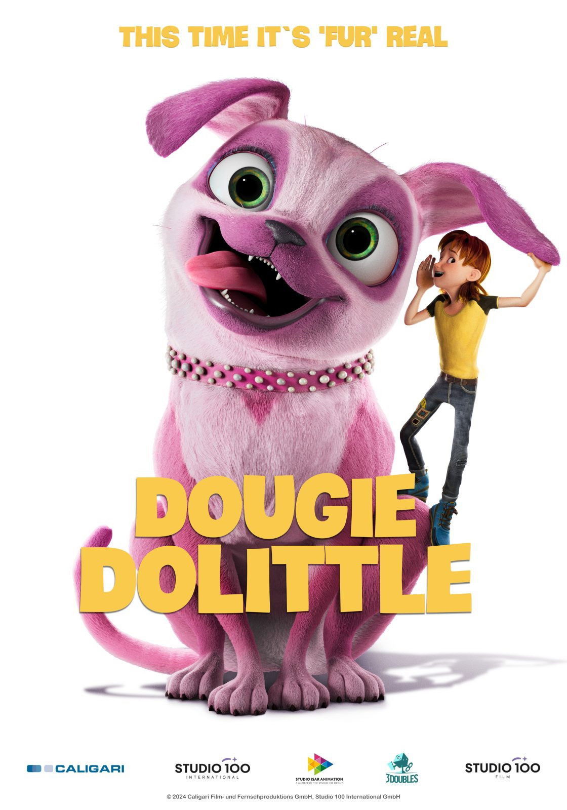 Plakat, der markedsfører Dougie Dolittle