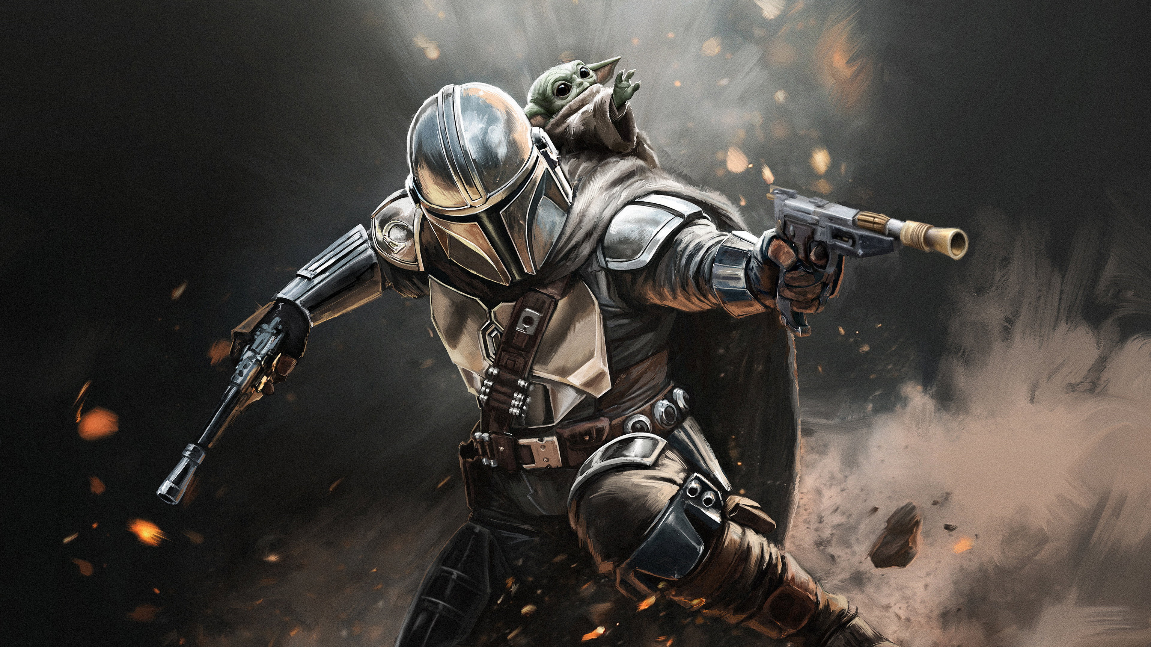 Star Wars: The Mandalorian and Grogu backdrop