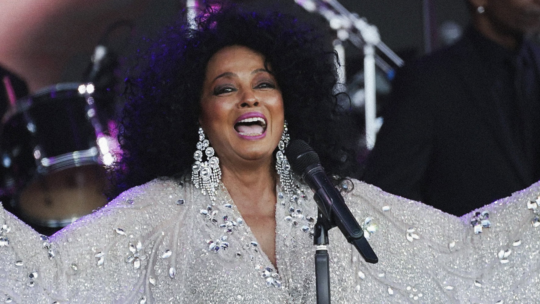 Diana Ross Live at Glastonbury 2022 backdrop