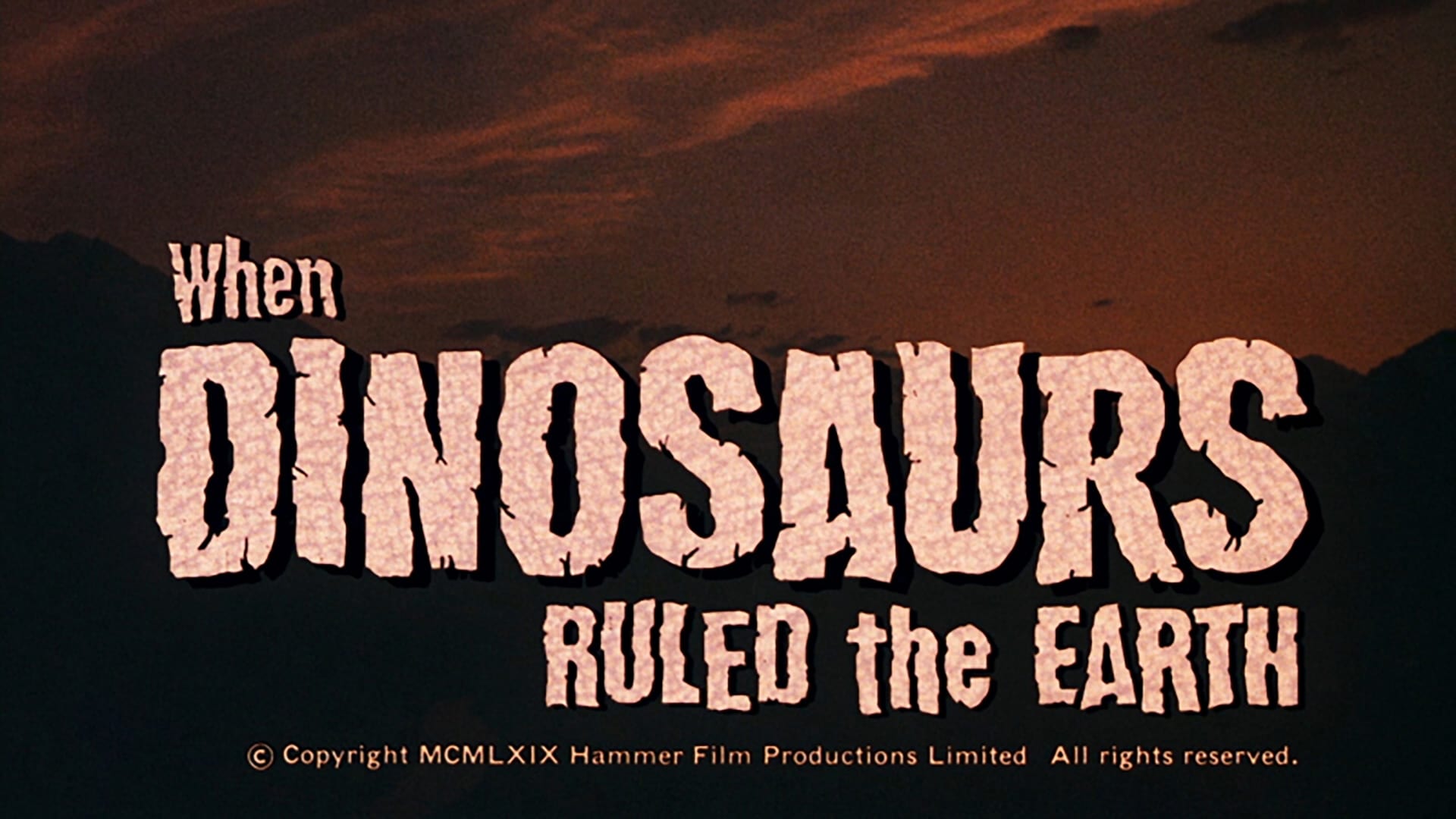 When Dinosaurs Ruled the Earth