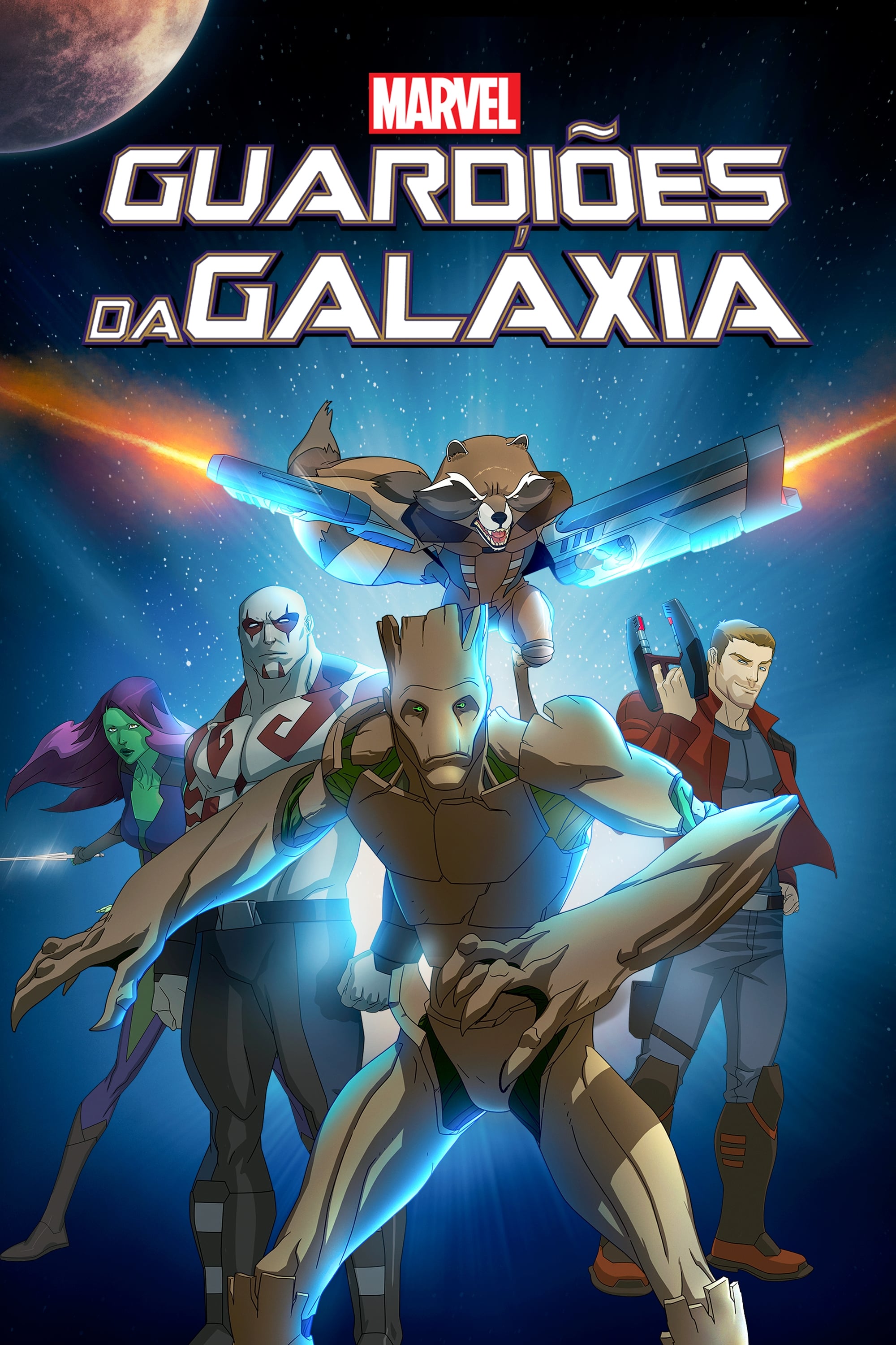 Capa da série Marvel - Guardiões da Galáxia