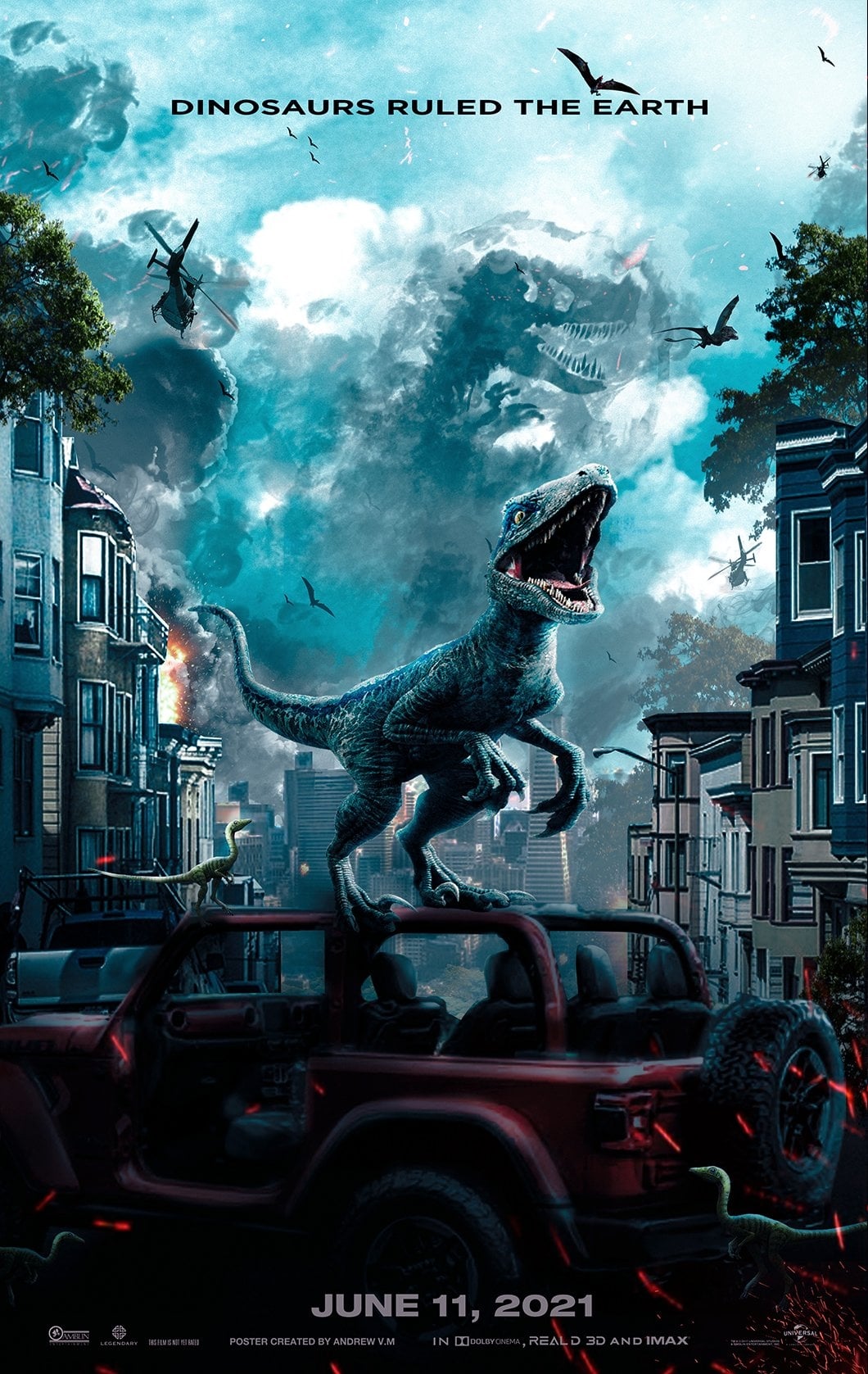 Jurassic World Dominion Film Poster