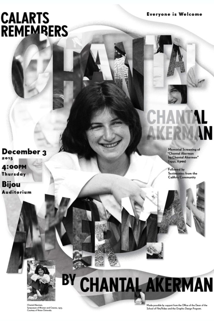 Chantal Akerman by Chantal Akerman