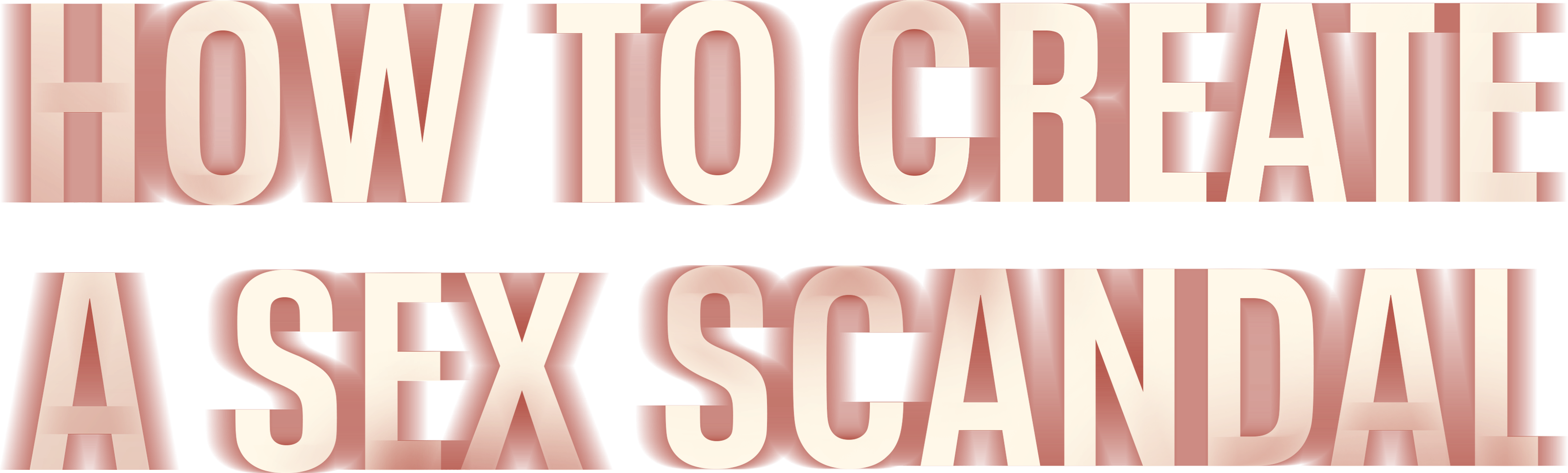 How to Create a Sex Scandal Logo