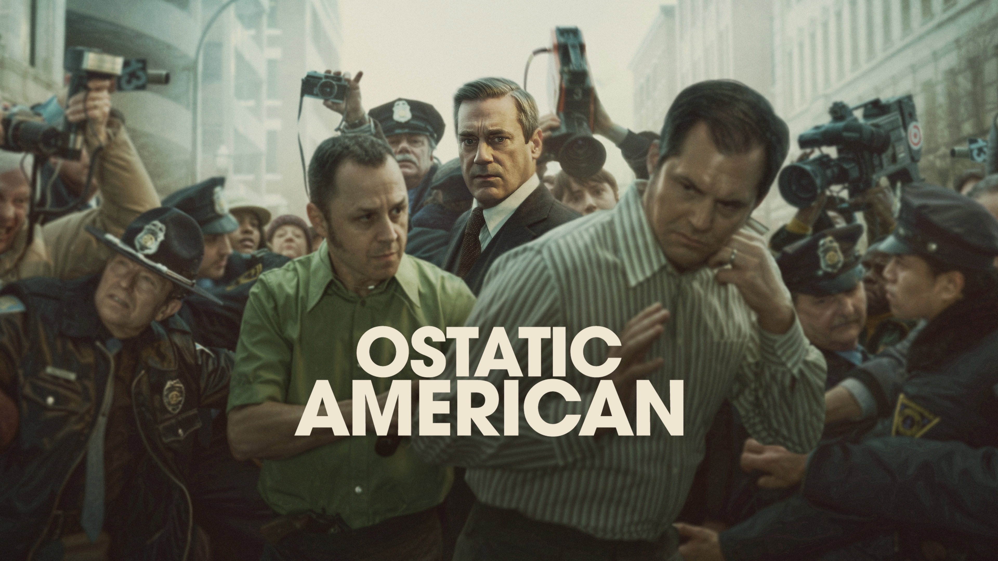 American Hostage backdrop