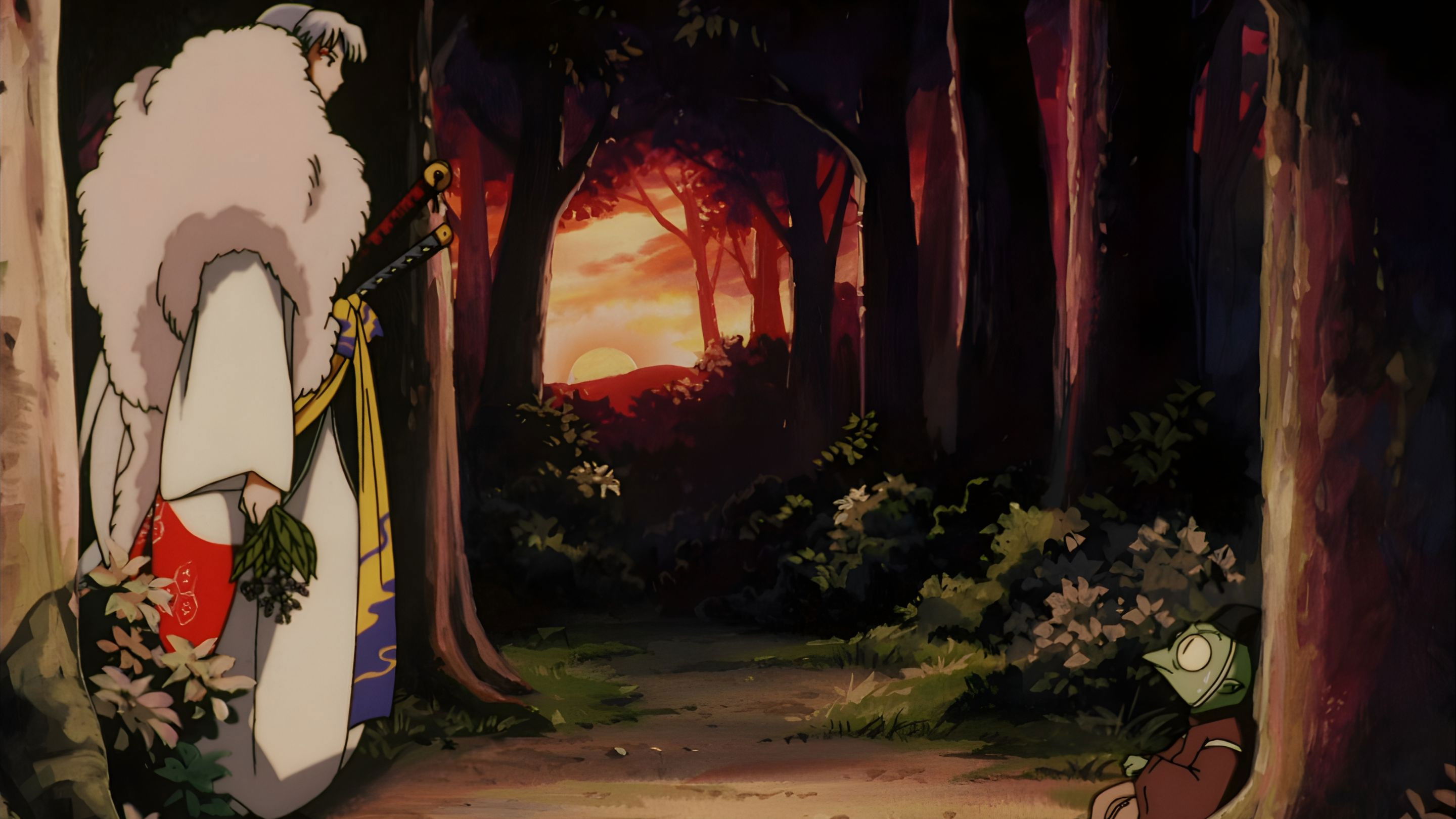 InuYasha Season 1 :Episode 96  Jaken Falls Ill