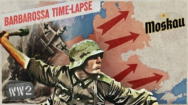 Operation Barbarossa Time-Lapse Map - Eastern Front 1941-1942