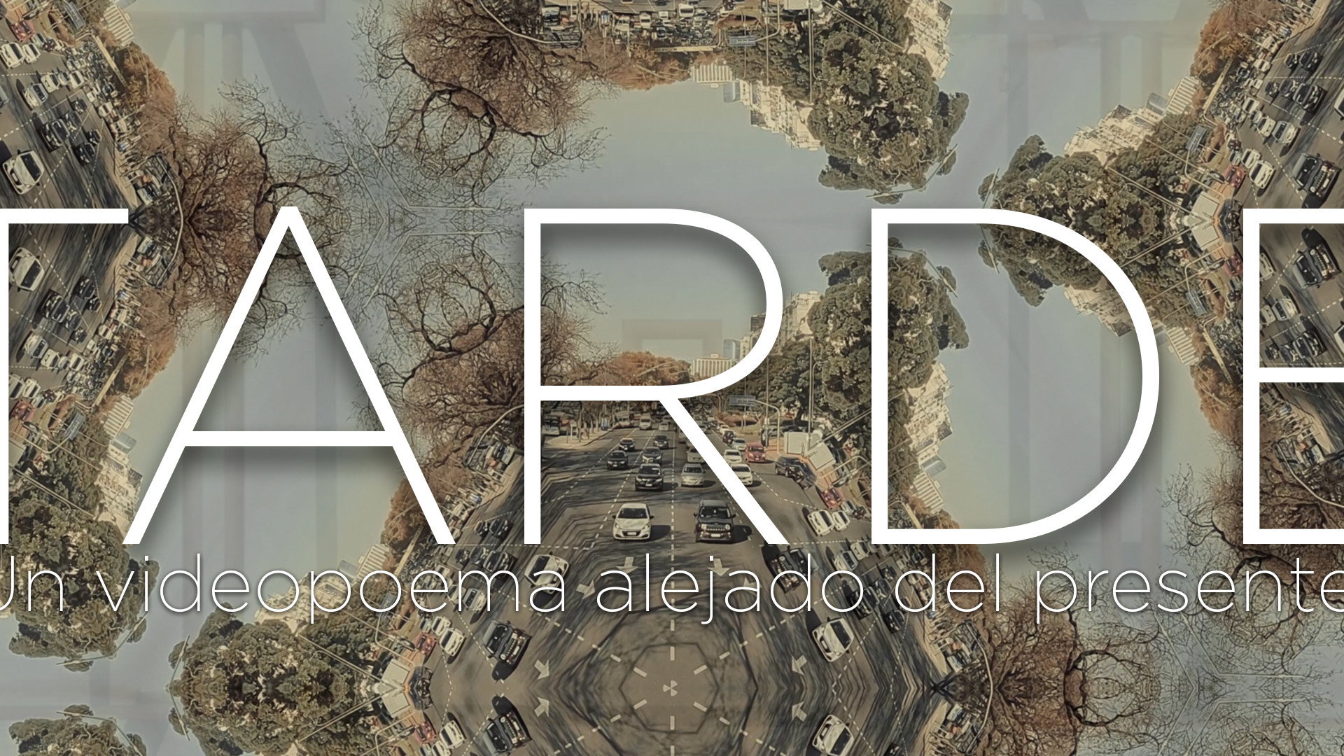 Tarde - Un video poema alejado del presente backdrop