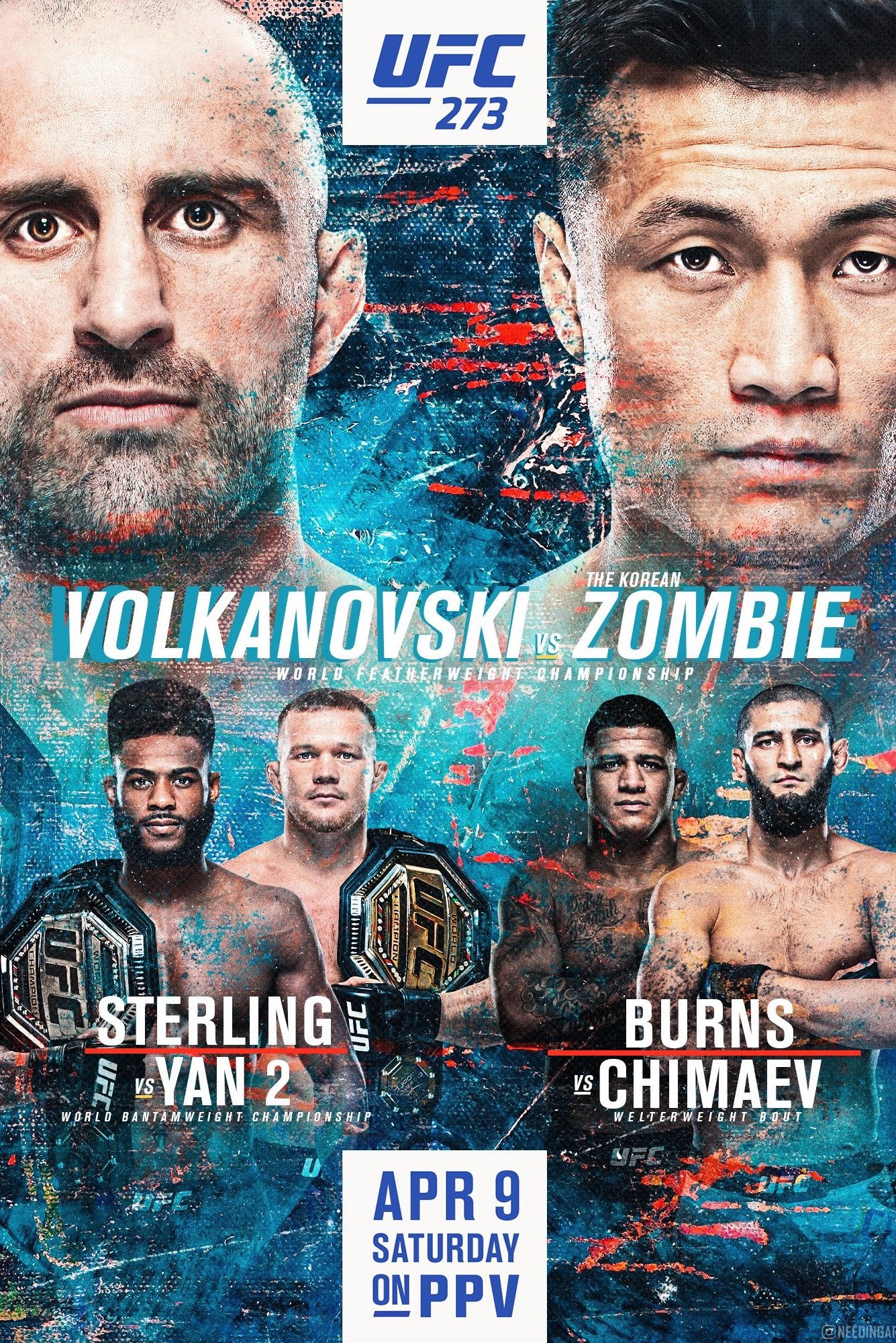 UFC 273: Volkanovski vs. The Korean Zombie