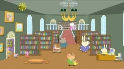 Peppa Pig Season 3 :Episode 4  The Library