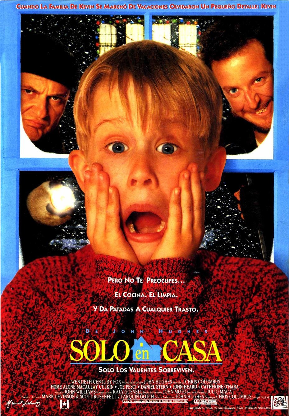 Póster Solo en casa