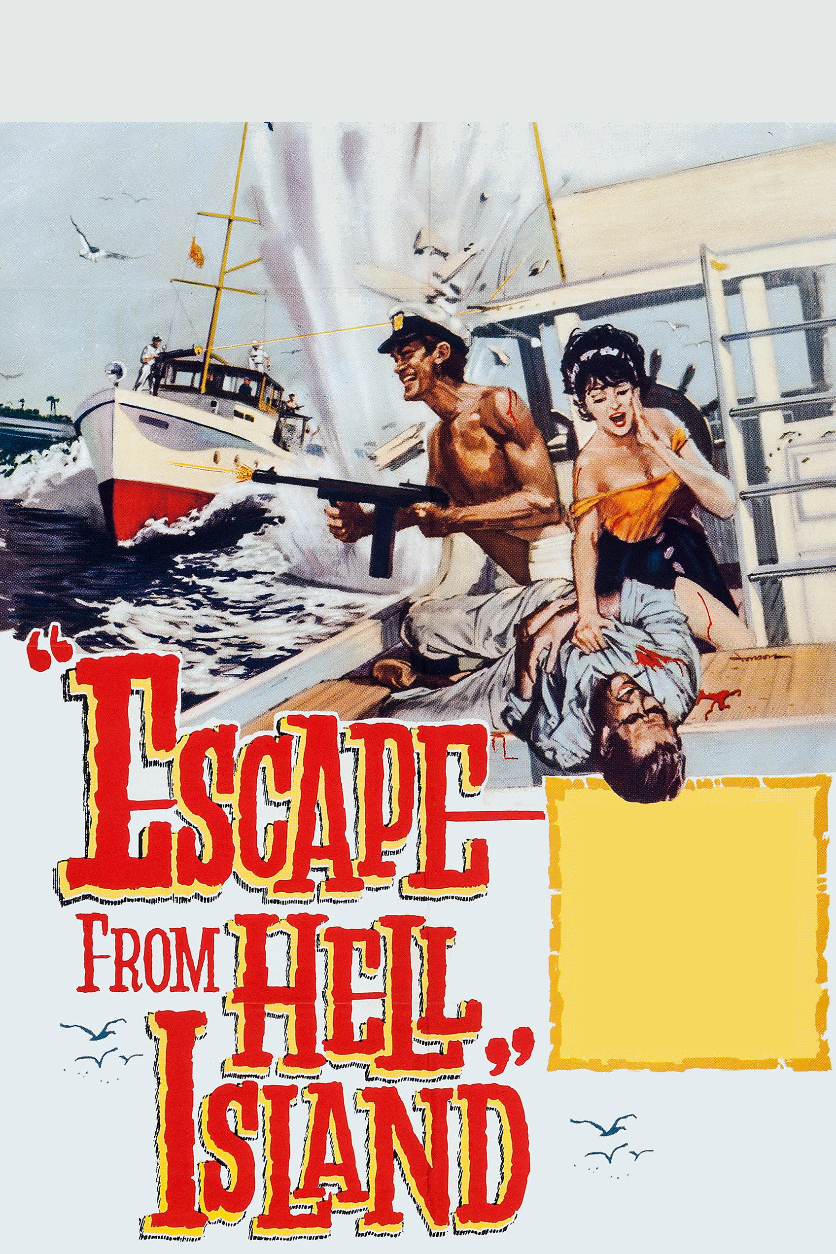 Escape from Hell Island (1963) - Jack Donner Credit Poster