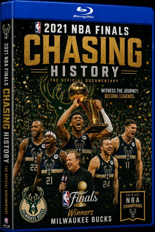 2021 NBA Champions - Milwaukee Bucks - Chasing History Poster
