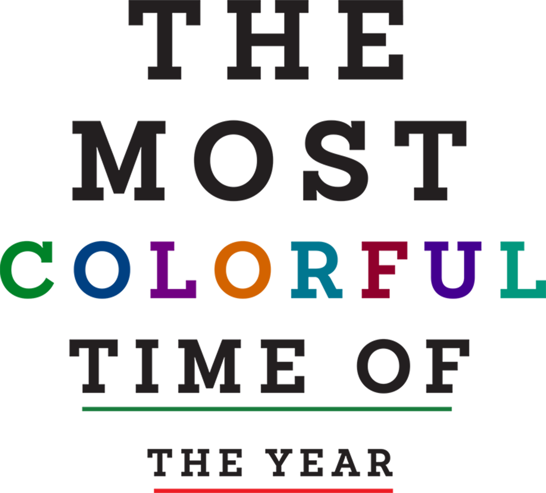 The Most Colorful Time of the Year Logo
