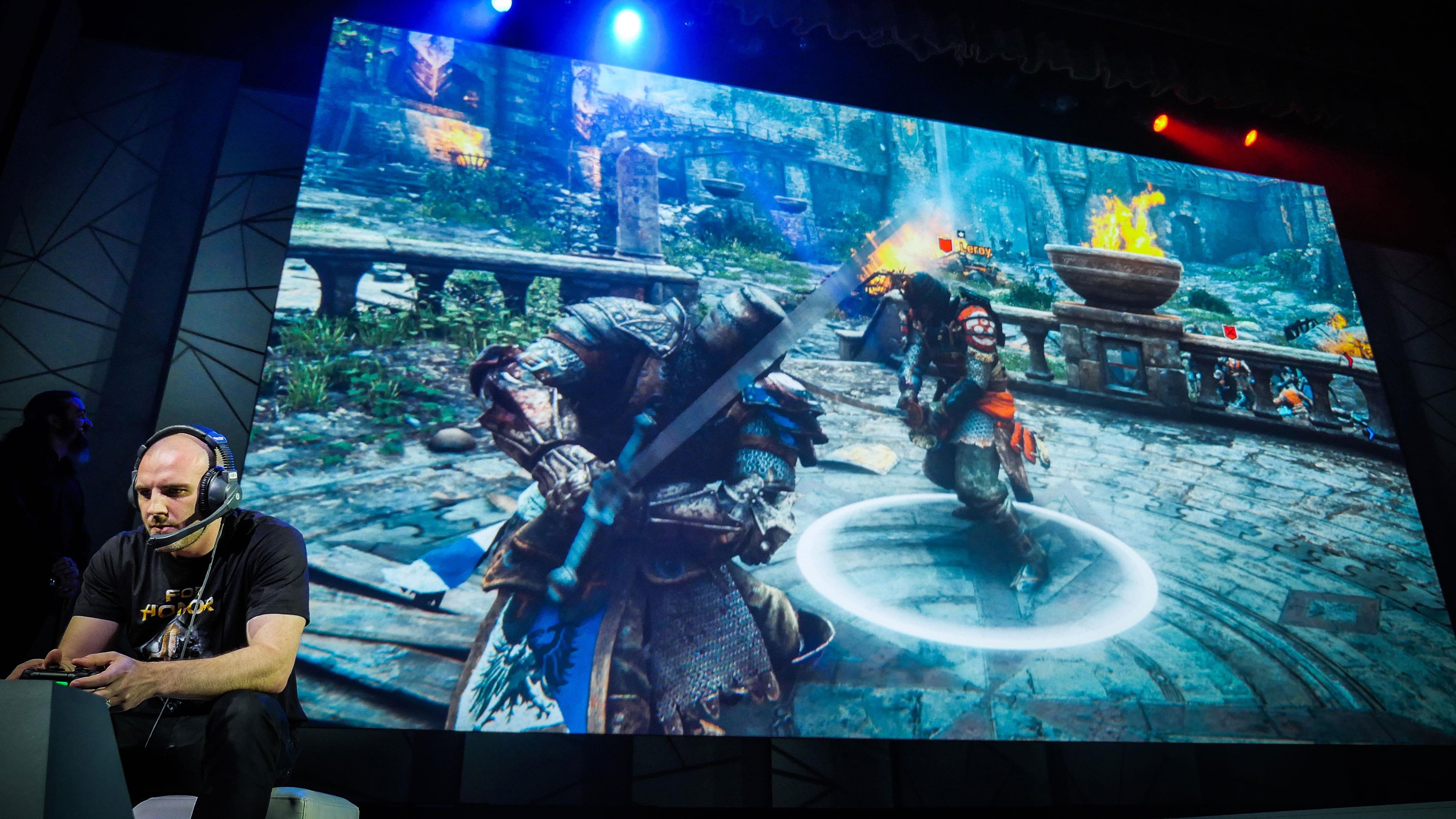 Jouer dur backdrop
