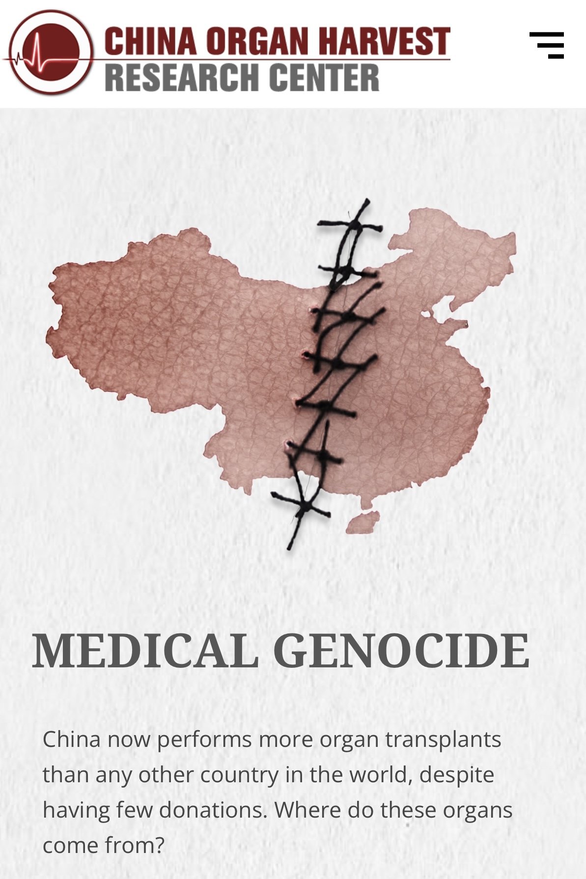 Medical Genocide: Hidden Mass Murder in China’s Organ Transplant Industry