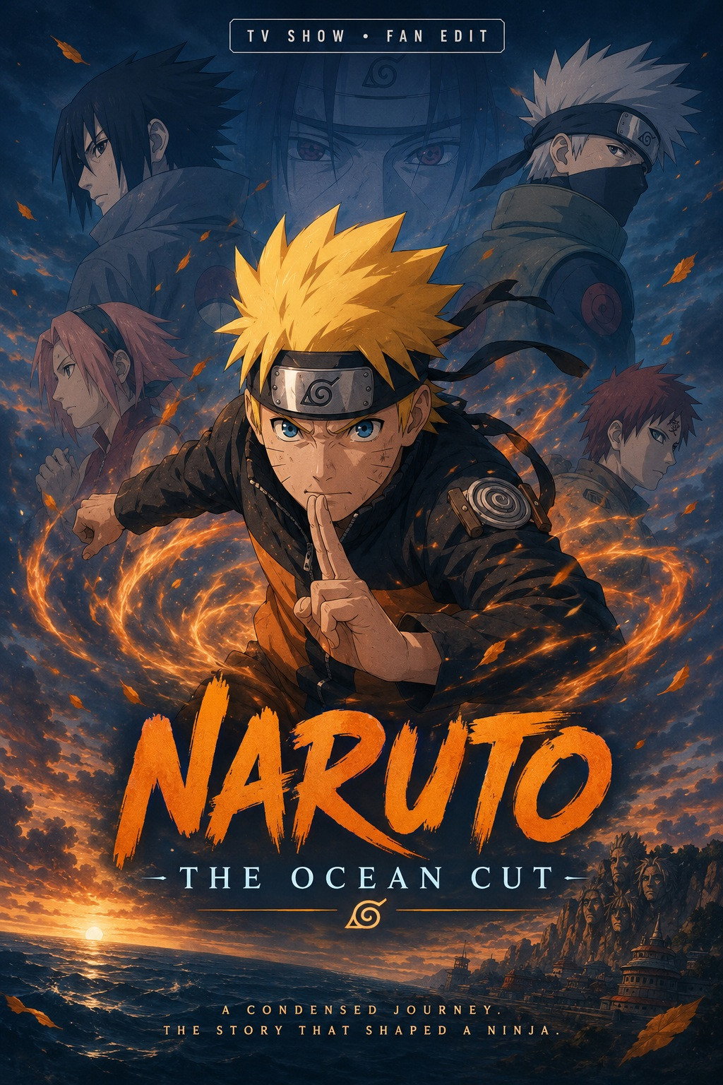 poster tv Naruto (The Ocean Cut)