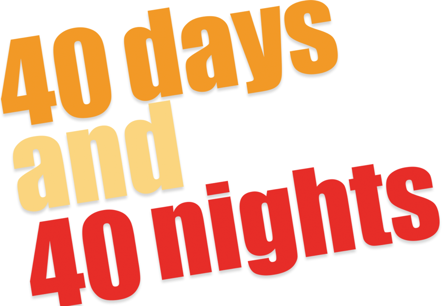 40 Days and 40 Nights Logo