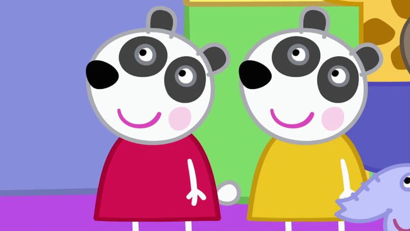 Peppa Pig Season 6 :Episode 1  The Panda Twins