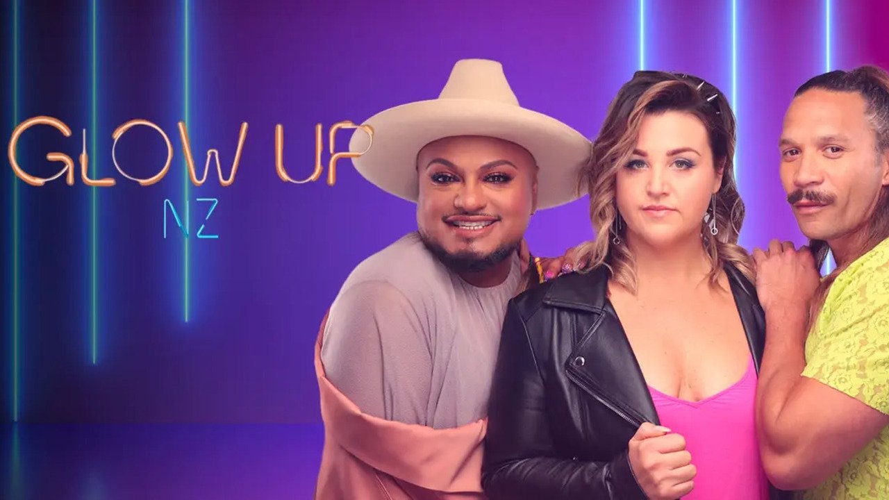 Glow Up NZ backdrop