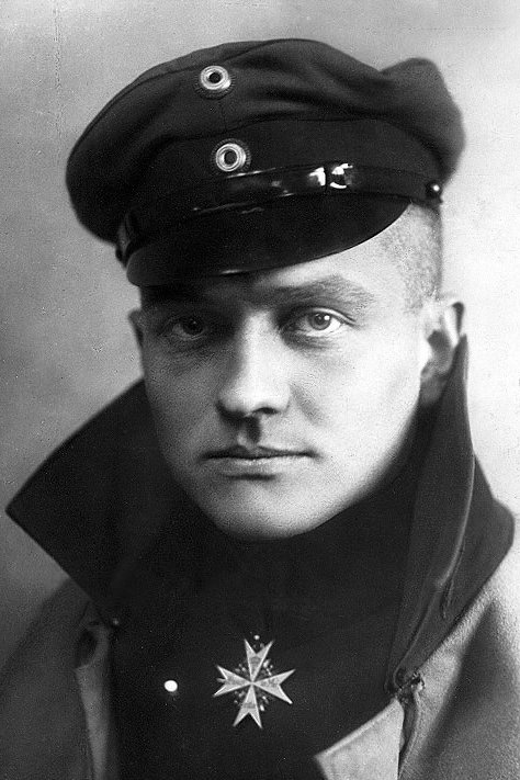 et billede af Manfred von Richthofen