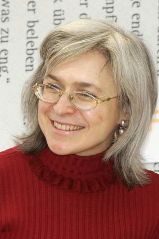 et billede af Anna Politkovskaya