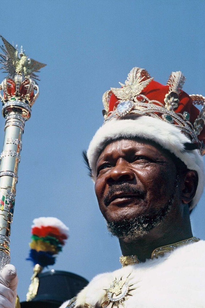 et billede af Jean-Bedel Bokassa