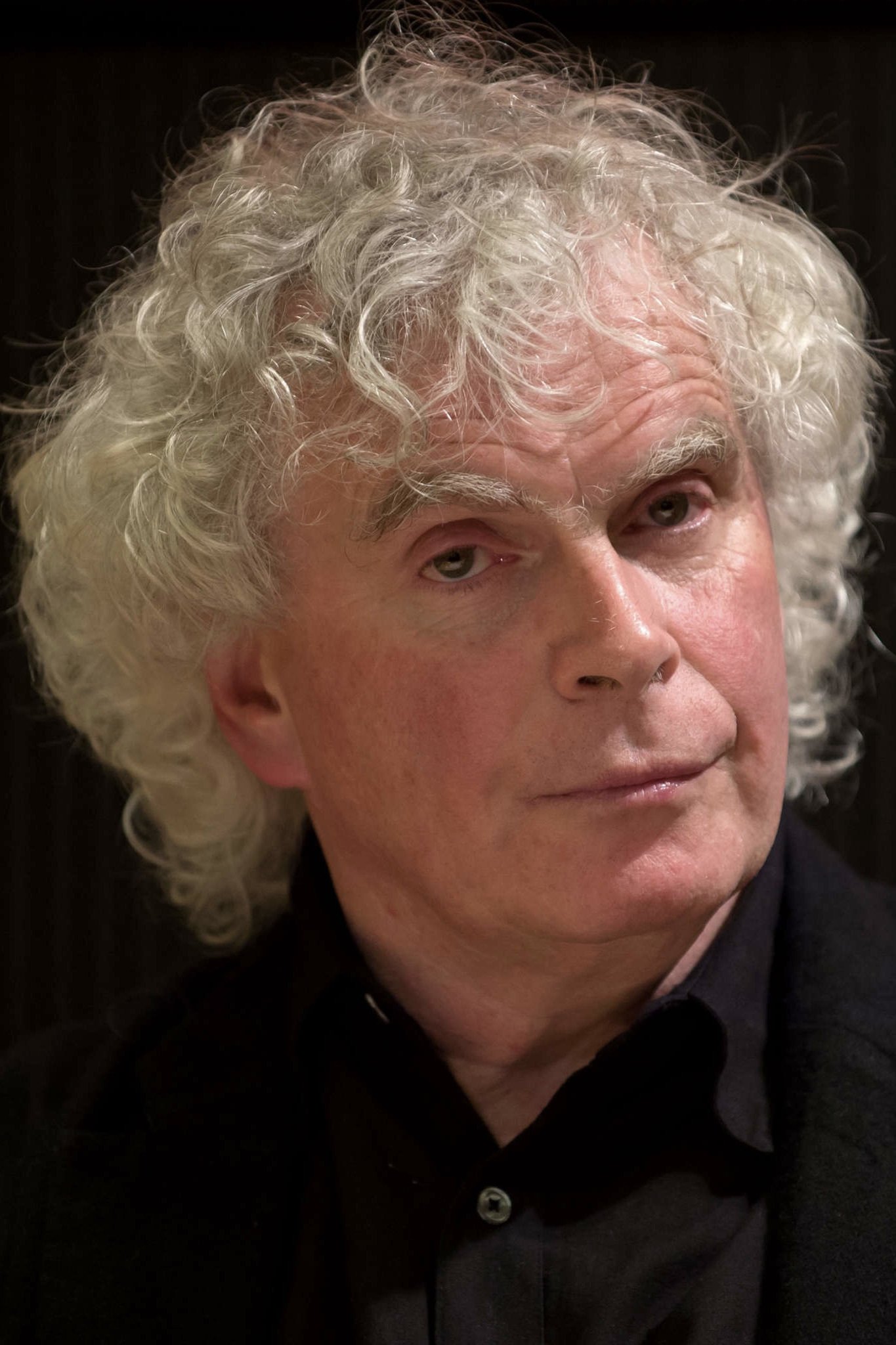 et billede af Simon Rattle
