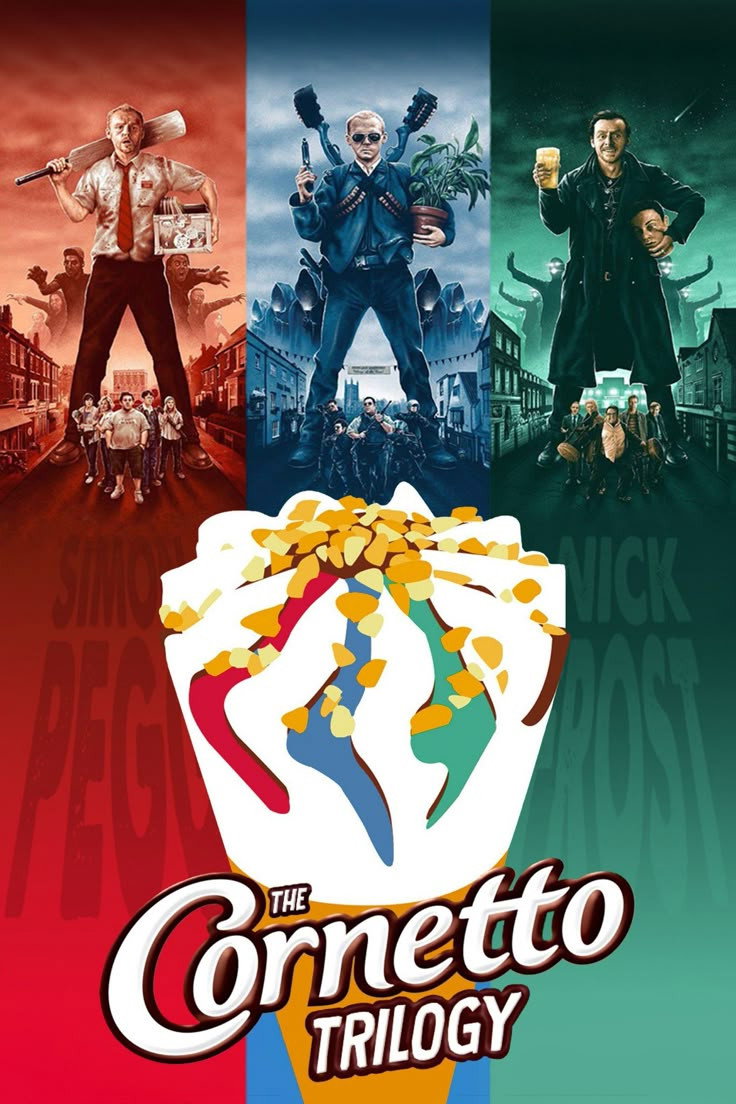 The Three Flavours Cornetto Collection