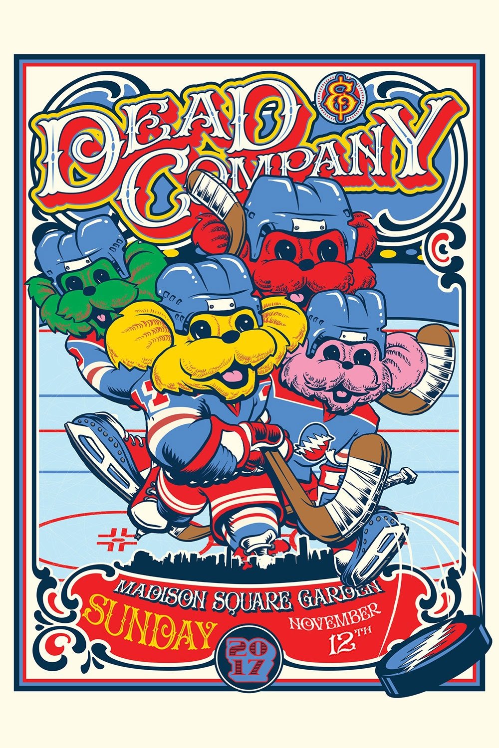 Dead & Company: Madison Square Garden, NY - 2017.11.12 backdrop