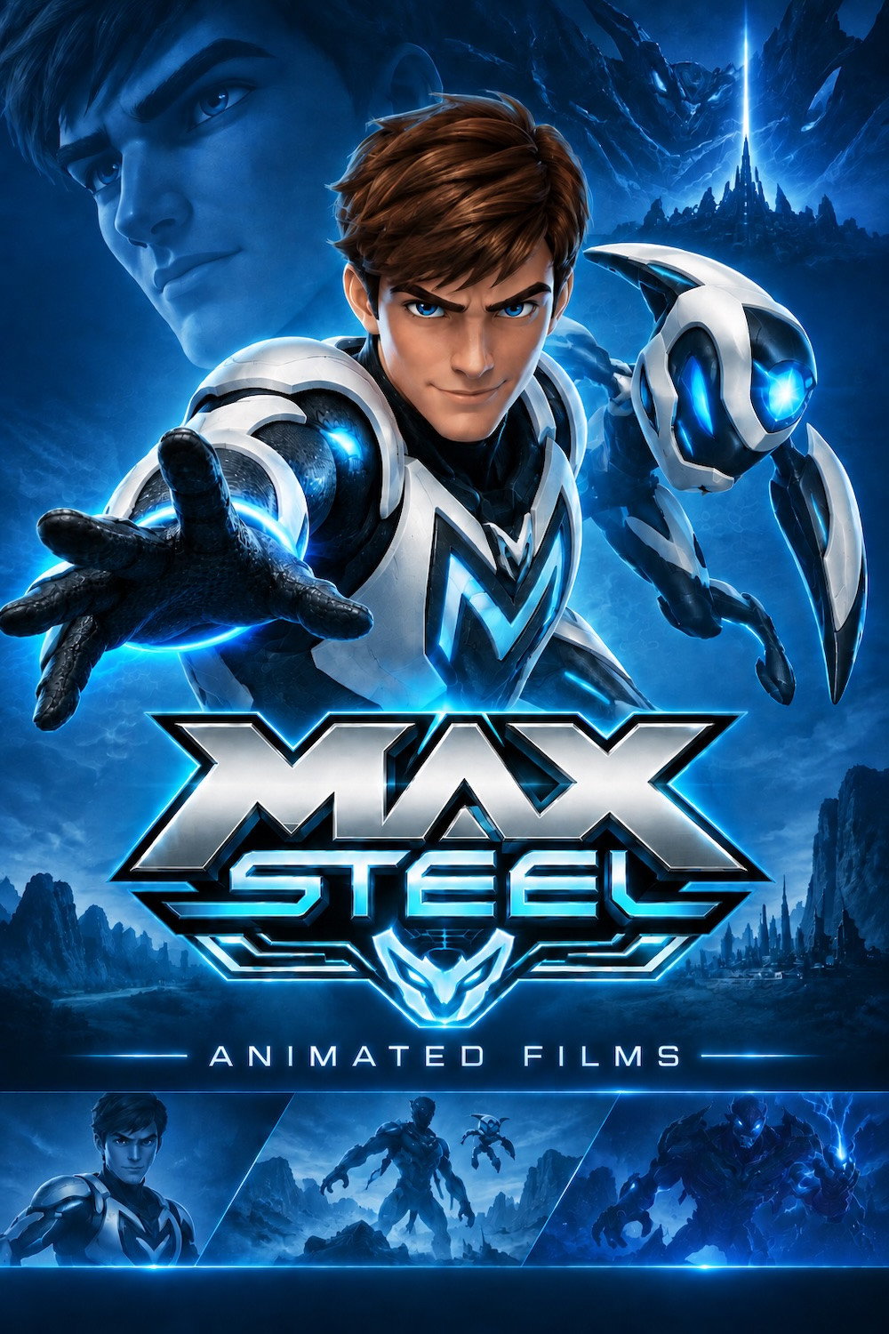 Max Steel Animated Films Universe Poster
