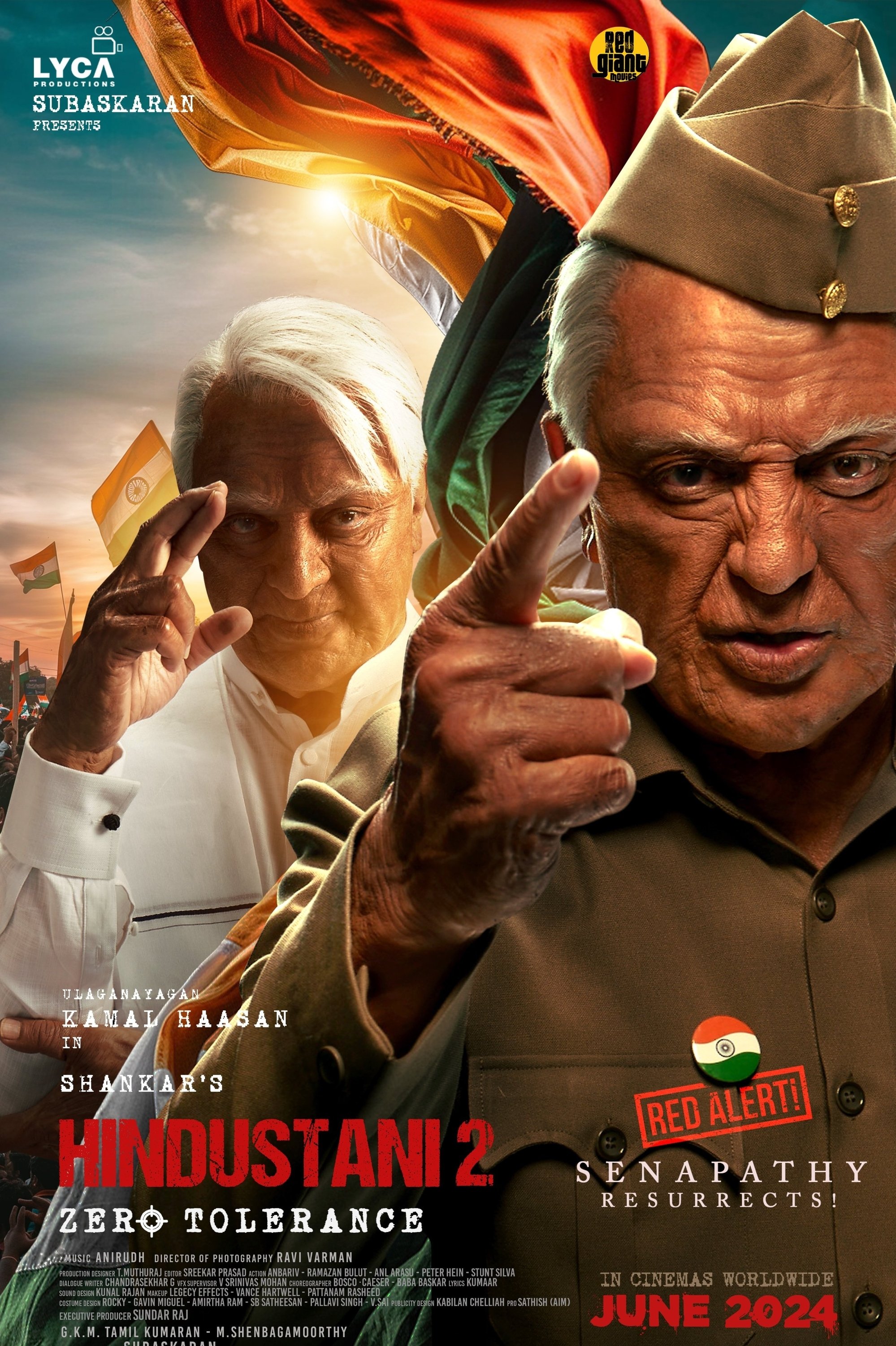 Indian 2: Zero Tolerance (2024) Dual Audio [Hindi-Tamil] WEB-DL – 480P | 720P | 1080P – Download & Watch Online