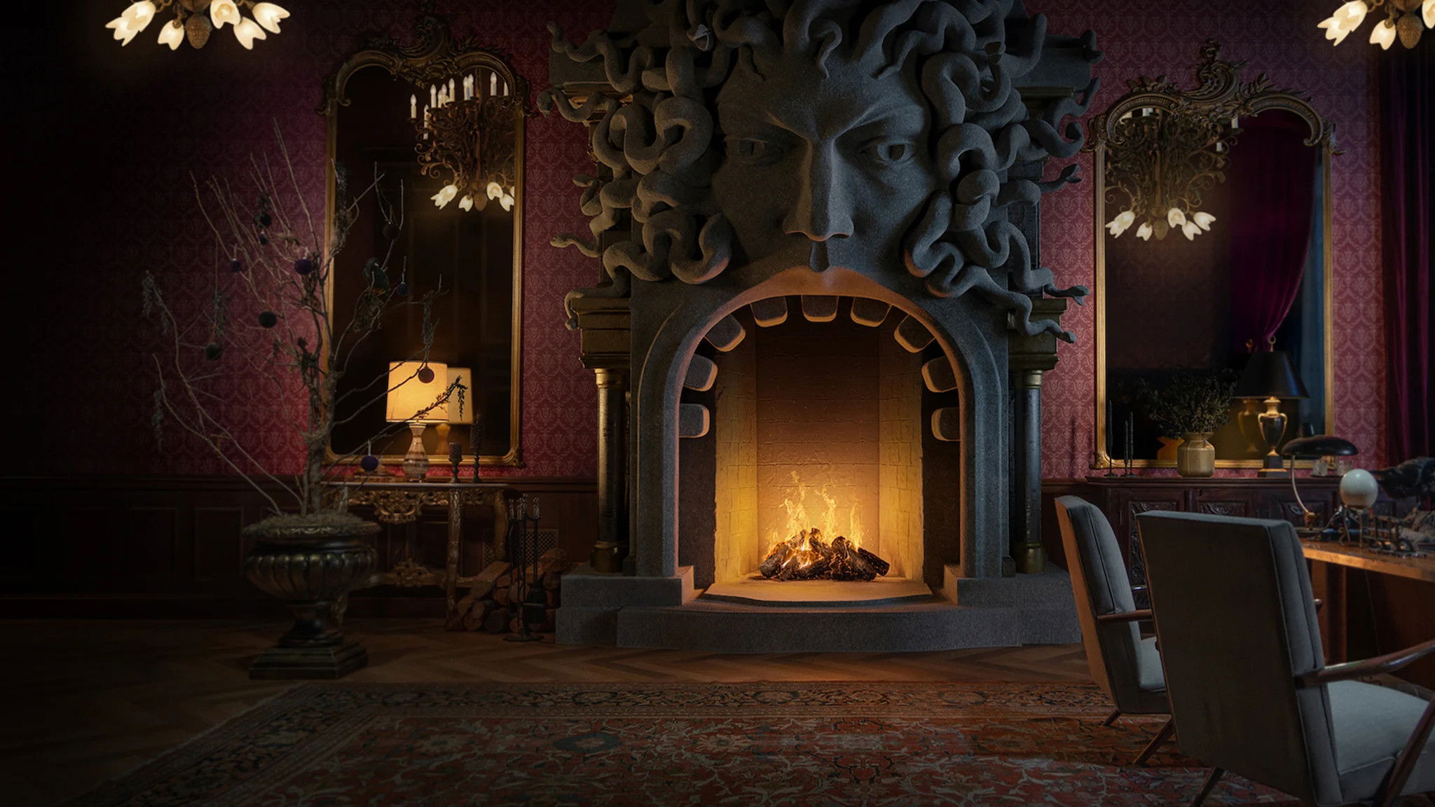 Wednesday: Fireplace