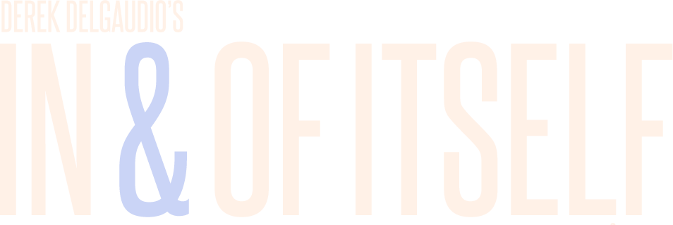 Derek DelGaudio's In & of Itself Logo